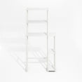 thumbnail image 4 of Furinno Turn-N-Tube Freestanding Over-The-Toilet Bathroom Shelves, Storage Rack with 5 Shelves, Plain White/White, 4 of 6
