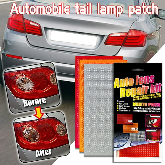 Bzdzmqm under $5 Car Tail Light Repair, Car Tail Light Repair Kit, Lens Crack Restoration Film Tape, Automotive Maintenance Tool, Vehicle Accessories Replacement Parts