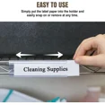 thumbnail image 4 of 20 Durable Pvc Label Holders For Efficient Organization On 1-1/4In Shelves, 4 of 5