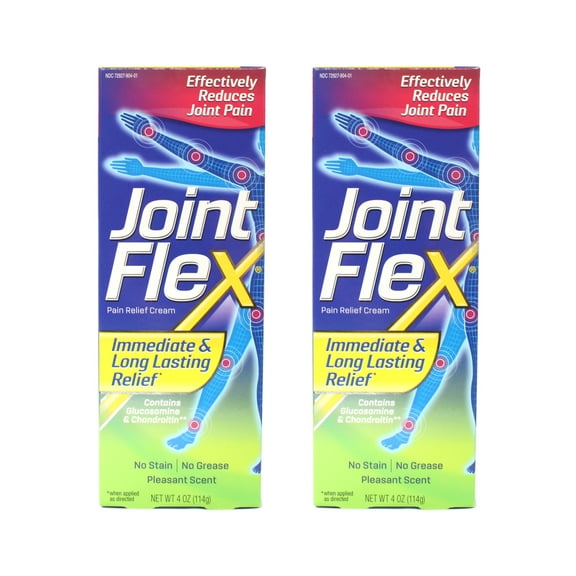2 Pack - JointFlex Pain Relieving Cream 4oz Each