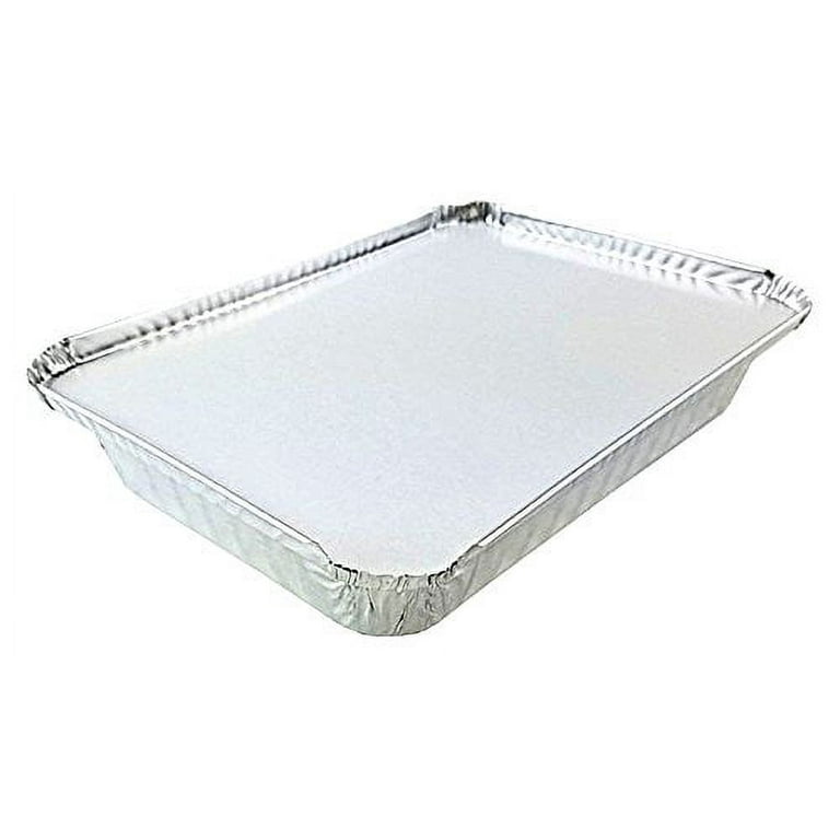 Aluminum Pans Cookie Sheet Baking Pan Disposable Aluminum Foil 16 X 11 X  1.25 (50 pans) 