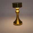 thumbnail image 4 of Lámpara De Mesa LED De Alto Brillo Del Escritorio De Metal Lámpara Recargable De Batería Recargable Para El Dormitorio De La Sala De Estar Office En El Hogar Gold, 4 of 7