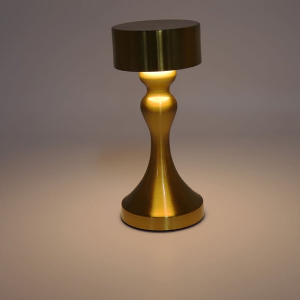 Lámpara de Mesa LED, Luz Nocturna Con Control de Atenuación Continua, Batería Recargable, Alto Brillo, Para Sala de Estar Interior, Dormitorio, Restaurante