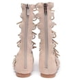 thumbnail image 4 of Odema Kids Girls Zipper Bowknot Strappy Knee-High Gladiator Sandals(Toddler/Little Kid), 4 of 5
