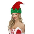 thumbnail image 5 of Vikakiooze 2022 Adult fashion green red christmas hat santa hat Christmas Decorations, 5 of 5