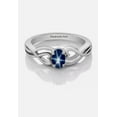 thumbnail image 2 of Elegant Natural Blue Star Sapphire Ring in 925 Sterling Silver Dainty Lindy Star Gemstone Jewelry for Women Vintage-Inspired Celestial Birthstone Statement Accessory Rose Gold Vermeil 12, 2 of 2