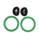 thumbnail image 2 of Anillos de gimnasia con correas Inicio Entrenamiento de fuerza antideslizante Pull Up and Dips Verde Sharpla Anillos de ejercicio, 2 of 8