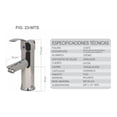 thumbnail image 2 of Llave Mezcladora Monomando para Lavabo Rugo Rugo 23mts, 2 of 8