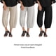 thumbnail image 4 of Minnieouse Pantalones Casuales Cómodos Y Con Estilo Para Mujer Cintura Elástica Y Bolsillos Incluidos Pantalones Sueltos De Fiesta Anchos Prendas para la parte inferior del cuerpo caqui,1 5XL, 4 of 6