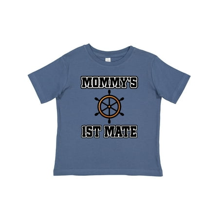 

Inktastic Mommy 1st Mate Sailing Outfit Gift Baby Boy or Baby Girl T-Shirt
