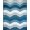 Blue, Pattern 2, variant on ODIKA 4' x 6' Machine Washable Non-Slip Area Rug, Chevron Chevron High Traffic Rug, Blue, 212395