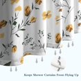 thumbnail image 6 of Pioneer Flower Floral Print Pattern Shower Curtain 36"x72" ,Bathroom Decorative Shower Curtains Set with 12 Hooks,Modern Waterproof Washable Shower Curtain, 6 of 6