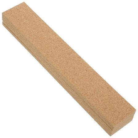 OUNONA 5Pcs Adhesive Cork Bulletin Bars Cork Bulletin Strips Memo Board Strips for Office School