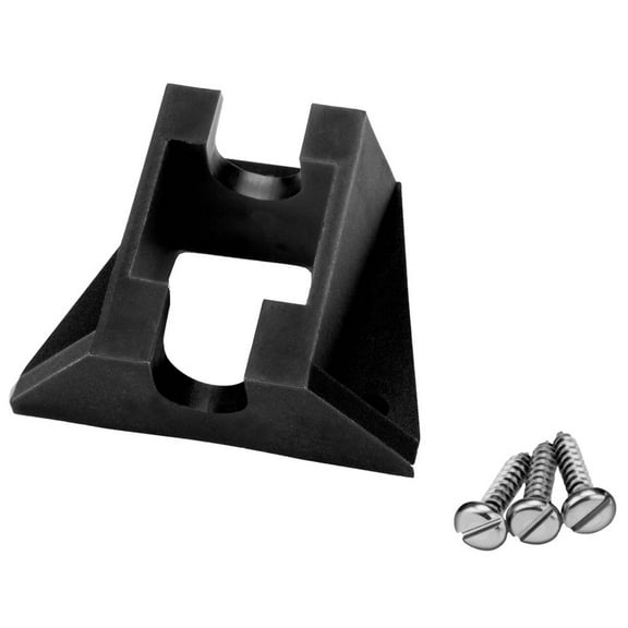 2" Black and Metallic Silver Garmin Mast Bracket for gWind and gWind Wireless