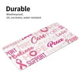 thumbnail image 4 of Zufioo Breast Cancer Pink Ribbons Awareness (2) Print Car Aluminum Front License Plate, 12x6 Inch Decorative Personalized Car License Plate Car Accessories, 4 of 8