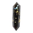 thumbnail image 2 of Figura de piedra energética Reiki de torre de cristal con prismas hexagonales y piedras preciosas labradorita, 2 of 9