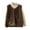 Coffee, variant on Women's Fleece Lined Vest with Pockets, Warm and Stylish Sleeveless Jacket for Fall and Winter Layering