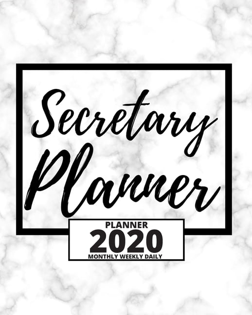 Secretary Planner 2020 Planner For Secretary, 1Year Daily, Weekly And