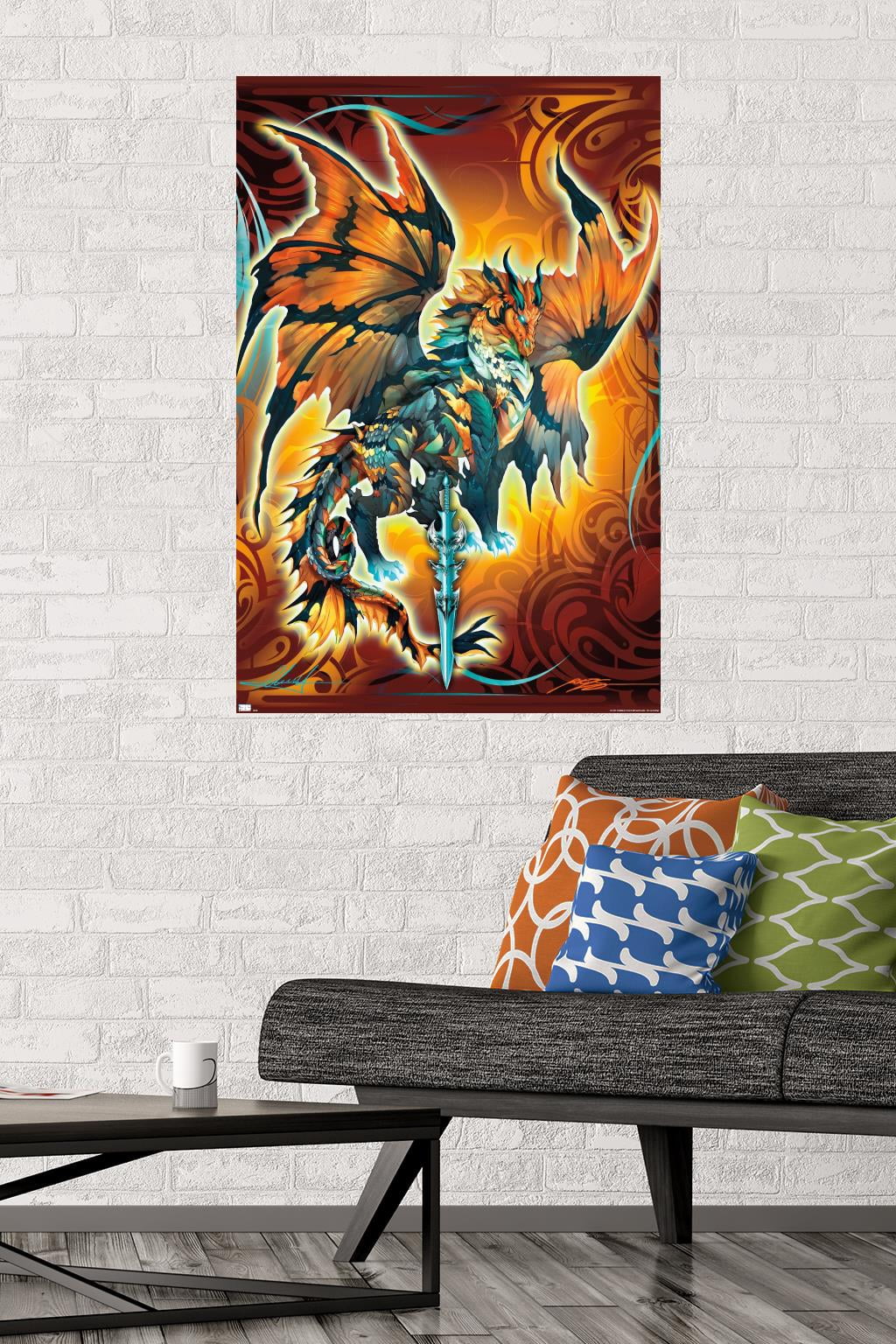 Ruth Thompson - Dragonblade Thunderblade Wall Poster, 22.375" x 34"