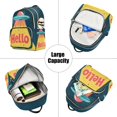 thumbnail image 5 of FORMRS Mini Backpack Purse for Women Travel Daypack Casual Shoulder Bag, Blue UFO, 5 of 7