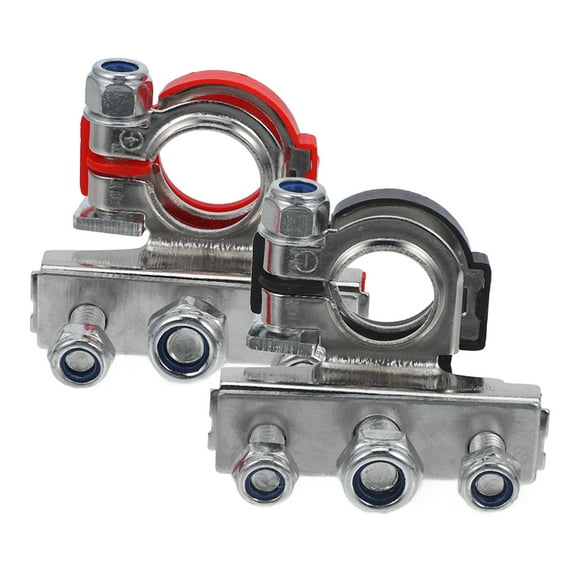 Diekin 2pcs Battery Terminal Connectors Heavy Duty Battery Terminals Car Battery Post Connectors