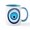 White/Blue Inside, variant on CafePress - Blue Evil Eye Mugs - 11 oz Ceramic Mug - Novelty Coffee Tea Cup