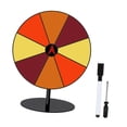 thumbnail image 3 of GUOOL Colored Rotating Prize Wheel DIY with Base Stand Erasable Game Fortune Wheel 8 Girds Round Base, 3 of 9