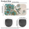 thumbnail image 5 of KUIFORTI Sun Shade Car Windshield Women Mandala Hummingbird Sun Screens for Cars, Sedans, SUVs, Trucks, Hatchbacks, Reusable Front Window Heat Insulation Protection, 5 of 6