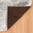 thumbnail image 6 of Contemporary Home Living 3.25' x 5' Tribal Lattice Area Throw Rug - Gray and Blue, 6 of 7