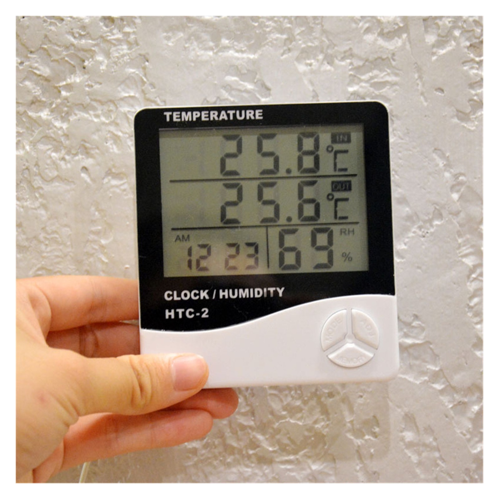 LCD Digital Temperature Humidity Meter -2 Home Indoor Outdoor hygrometer thermometer ,Fast Response