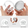 thumbnail image 4 of 6 Pcs 3 Styles Empty Scent Beads Storage Container 3oz/80ml Air Freshener Tins Round Refillable Spice Containers Plastic Jars Sample for Travel -, 4 of 6