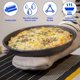 thumbnail image 4 of Juego de 6 Platos para Pizza, Redondos Diámetro 20 Cm, Bandeja Pizza Acero, Revestimiento Antiadherente, No Tóxico y Fácil Limpiar, 4 of 5