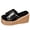 Grey, variant on Clearence Women’s Thick Platform Wedge Heel Fish Mouth Flip Flops Summer Sandals, Non-Slip Casual Beach Slippers with Cushioned Sole & Adjustable Ankle Strap