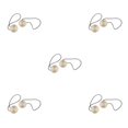thumbnail image 2 of yingyy 1/2/3/5 2 Pièces Rideau Tieback Ronde Polyester Remplacement Simple Style Ménage Cuisine Parasol Drapé Fixation Fixation Beige 5PCS, 2 of 6