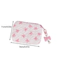 thumbnail image 3 of JHyouerji Zipper Cosmetic Makeup Pouch 6x4in Pink Nylon Portable Multifunctional Travel Bag for Small Sundries Storage, 3 of 6