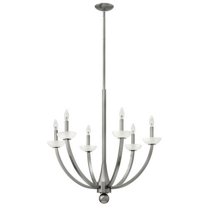Hinkley Lighting 4926BN Splendor 28" Brushed Nickel 6-Light Chandelier