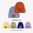 thumbnail image 5 of Hats for Women/Men Autumn And Winter Knitted Hat Letter Patch Warm Acrylic Beanie Cold Hat Men's Outdoor Wool Hat, 5 of 5