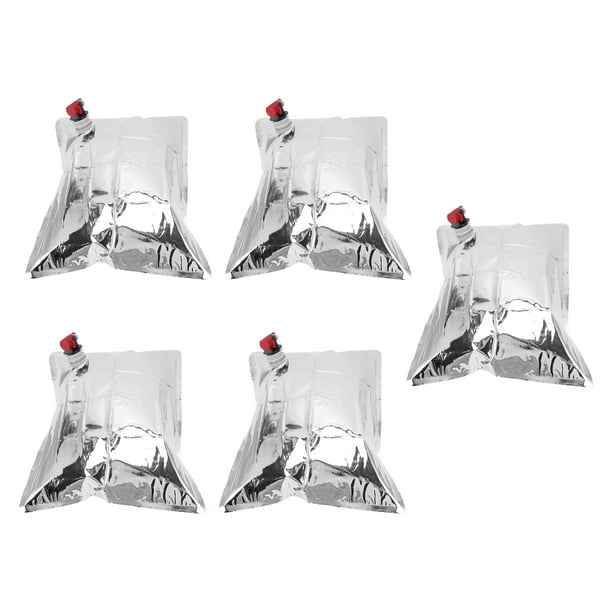 Bolsa de almacenamiento de agua de emergencia BuyWeek 5 piezas con grifo