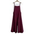 thumbnail image 2 of MSJUHEG Combinaisons pour Femmes une Pièce Combinaisons pour Femmes Salopettes Oversize Pantalons Salopettes Combinaisons Pantalons Combinaisons Rouges 3TG, 2 of 2