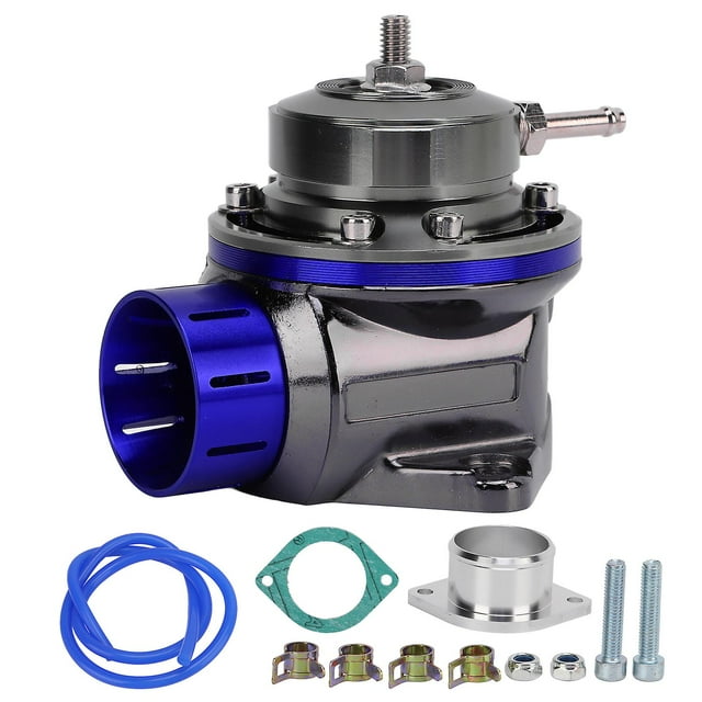 Turbo Pressure Relief Valve BOV, 40mm Inner Diameter, 65mm Length, Universal Modification, Blue