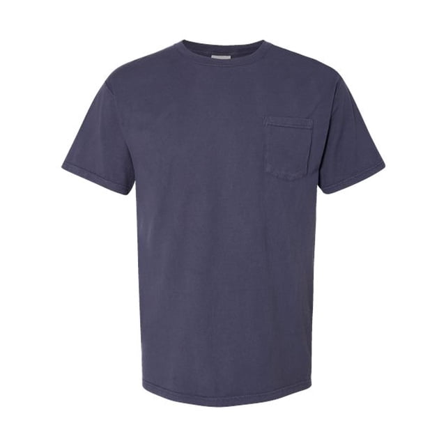 Hanes Unisex Ringspun algodón manga corta Crew con bolsillo Anchor Slate 3XL hanes GDH150