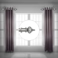 thumbnail image 2 of Nadia 1.5" Side Curtain Rod 24 inch Long (Set of 2) - Satin Nickel, 2 of 2