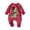 Red Xmas Dinosaur, variant on Actgleam Infant Baby Boys Girls Romper Winter Knitted Pajamas with Hat,White,9-12Months