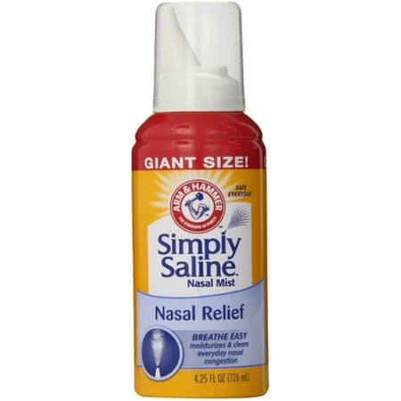 Simply Saline Nasal Mist 4.25 oz (Pack of 2)