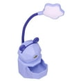 thumbnail image 5 of Kids Desk Lamp Cartoon Design 360 Degrees Gooseneck Eyes Protection Safe Nontoxic ABS Warm Light Kids Reading LightPurple, 5 of 8