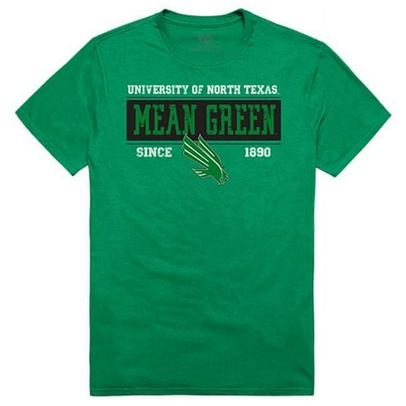 University of North Texas Established Tees for Men - Kelly - Small