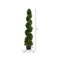 thumbnail image 3 of Vickerman TP170560LED 5 ft. Cedar Spiral UV 130 Warm White LED Light, 3 of 5