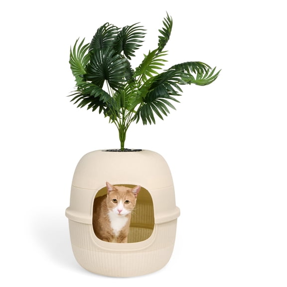 So Phresh Hidden Box Faux Planter Cat Litter
