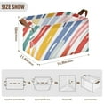 thumbnail image 2 of Ryvnso Rainbow Geometric Stripes Lines Storage Bins Large Basket Foldable Cube Toys Organizer with Handles 1 PC, 2 of 7
