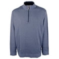 thumbnail image 3 of Tommy Bahama Men's Men's Big & Tall Flip Coast Half-Zip Reversible Pullover Sweatshirt BNHthr 2XLT, 3 of 4